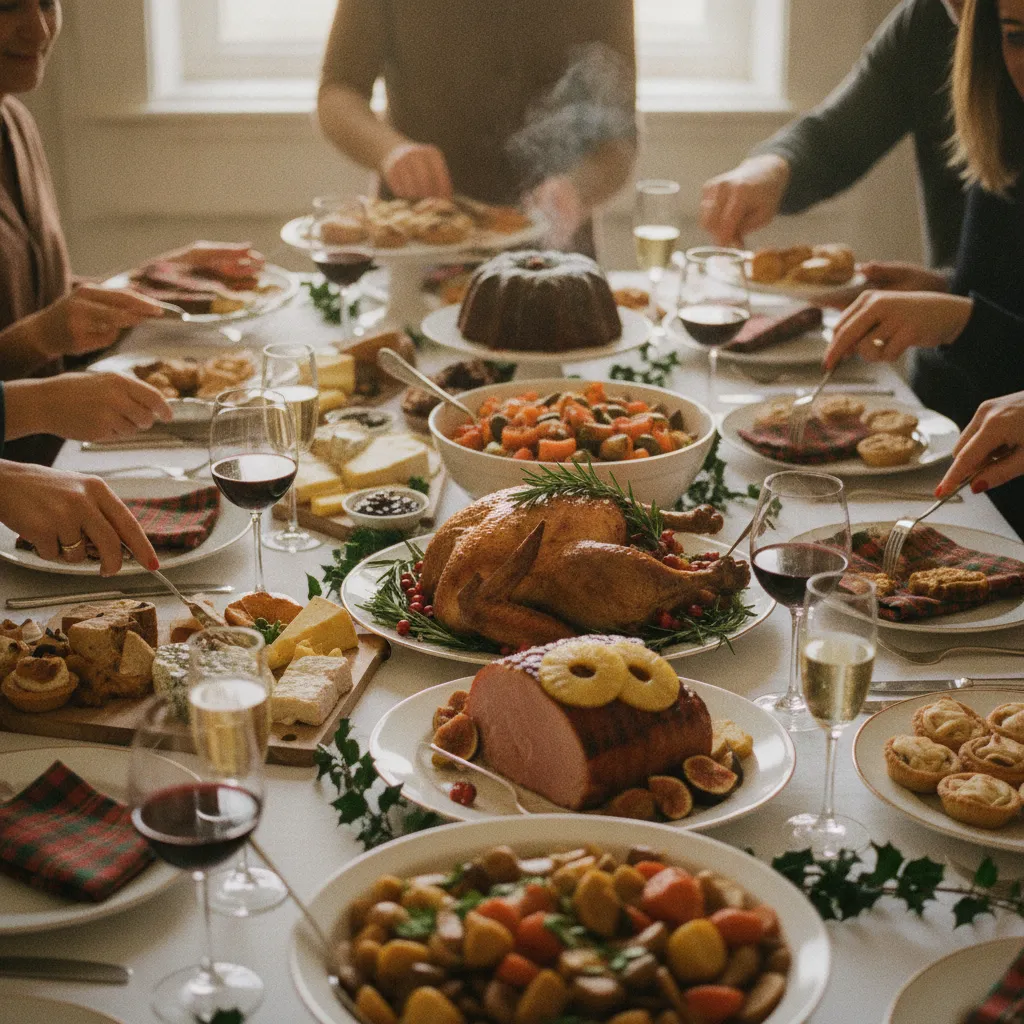 Buffet participatif de Noël, la formule conviviale pour les grandes tablées
