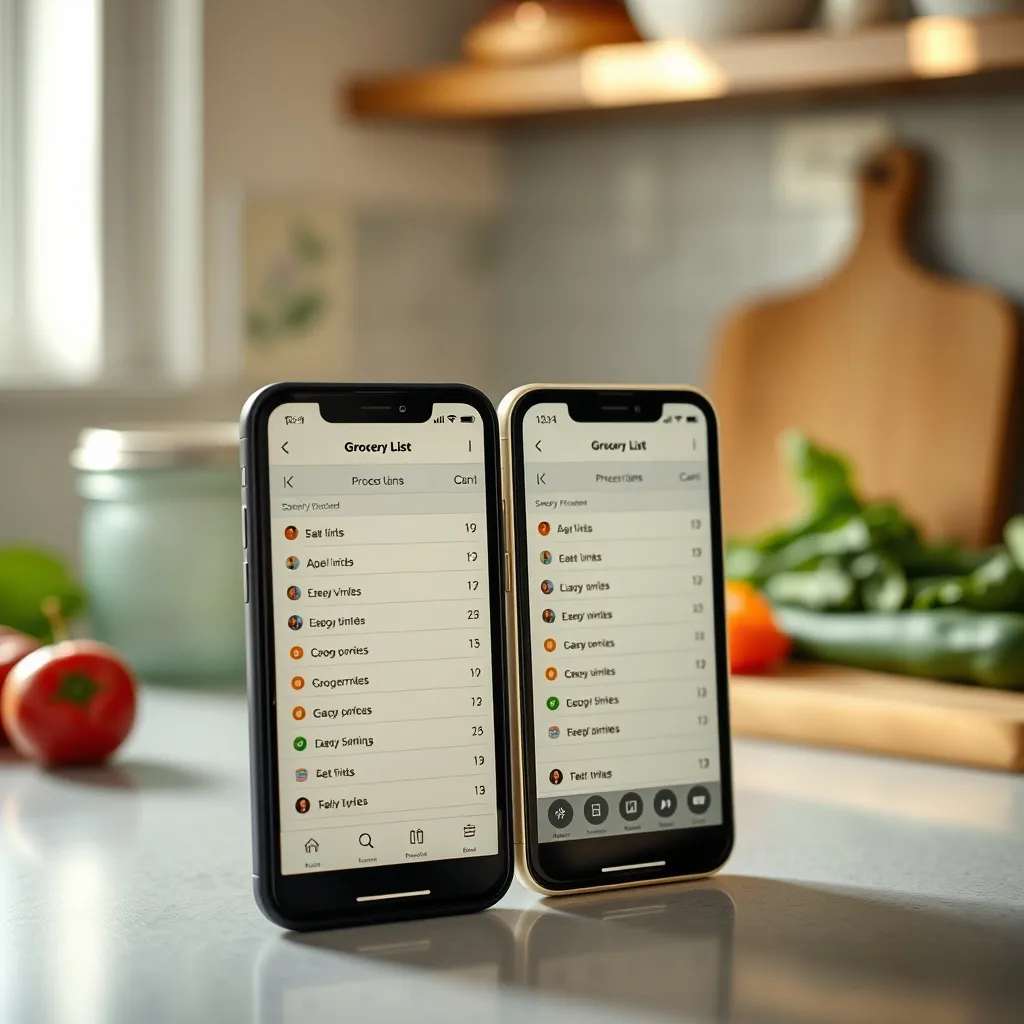 La liste de courses partagée sur smartphone, solution moderne aux quiproquos du sketch