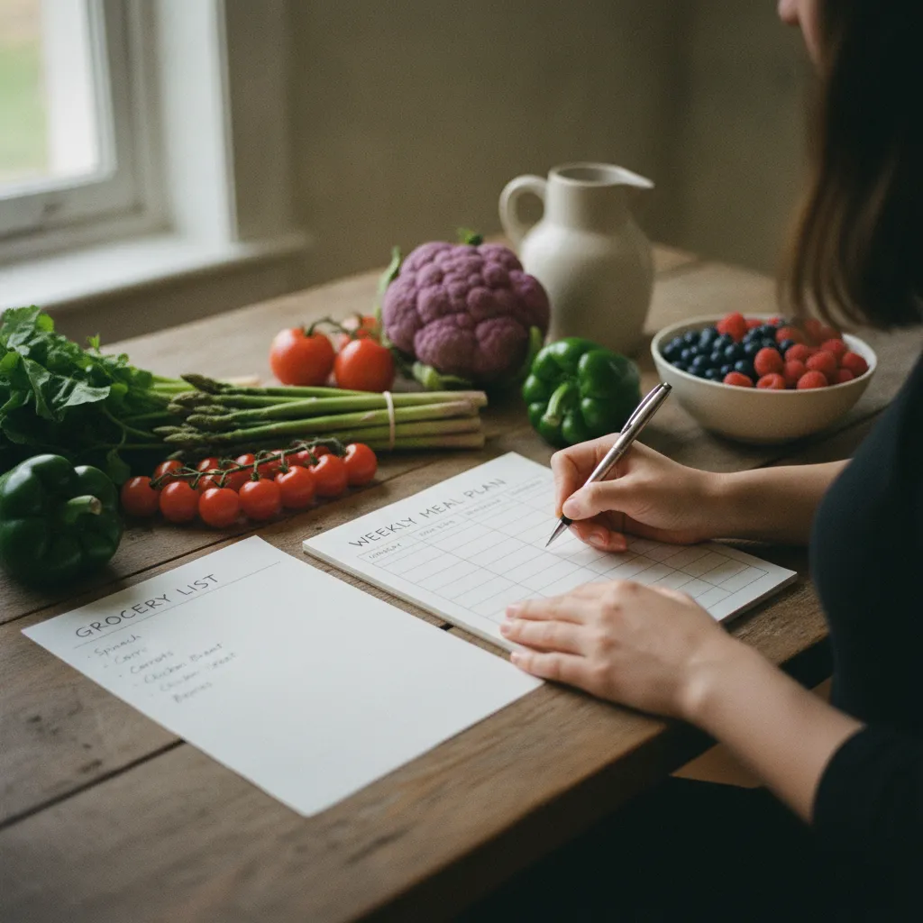 Planifier ses menus et sa liste de courses est la première étape d'un batch cooking réussi