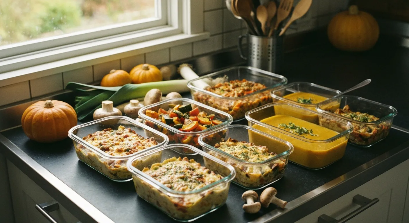 Batch cooking automne : 10 recettes de saison pour préparer la semaine en 2 heures