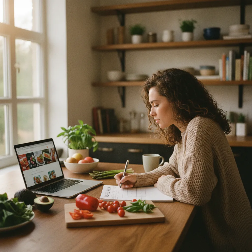 La planification des menus est la première étape indispensable du batch cooking