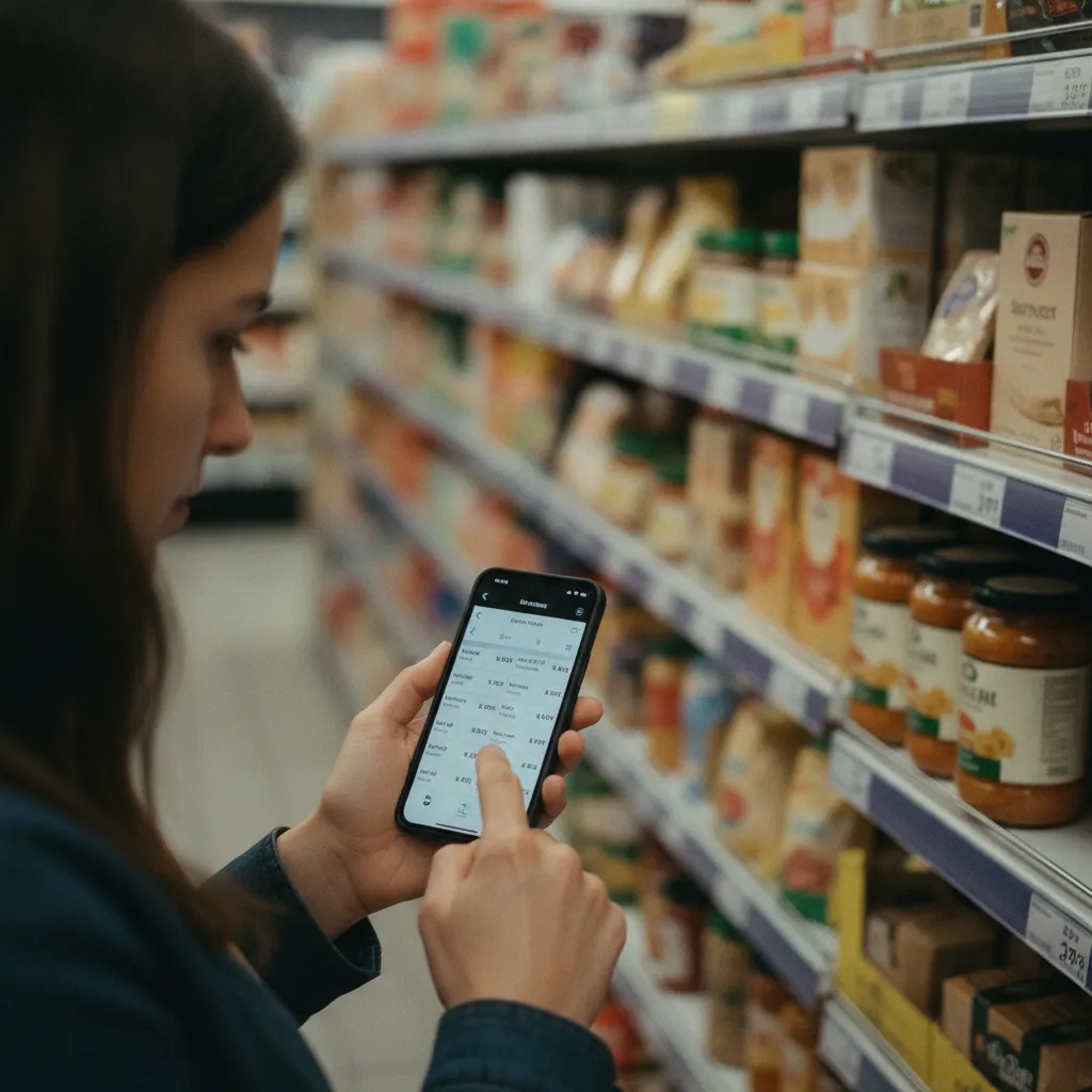 Les applications de comparaison de prix facilitent le choix du supermarché le moins cher