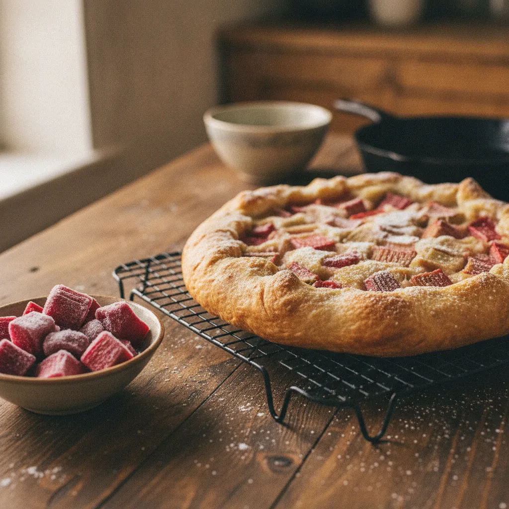 La rhubarbe congelée est parfaite pour réaliser une tarte maison toute l'année