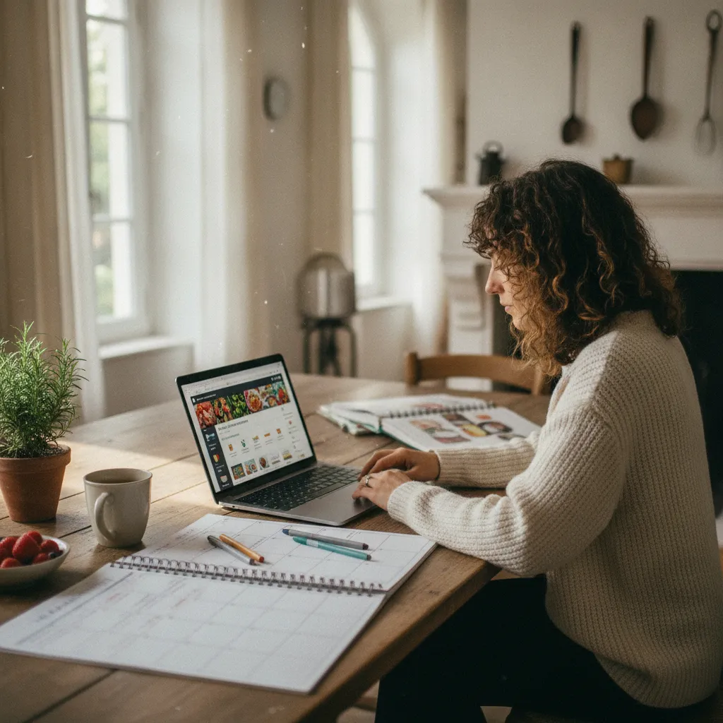 Planifier ses menus avant de passer commande permet d'optimiser son budget courses