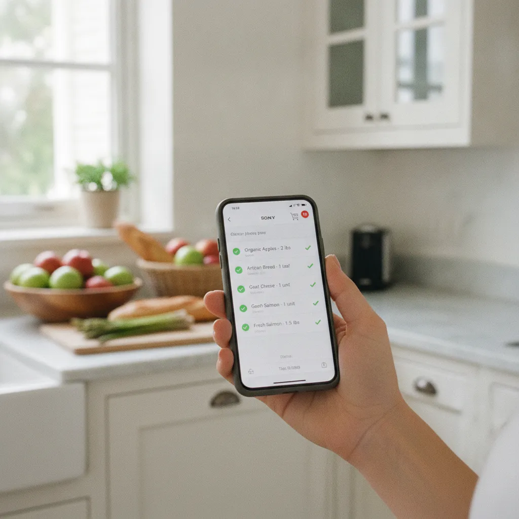 L'application mobile facilite la gestion de ses courses et de sa carte de fidélité