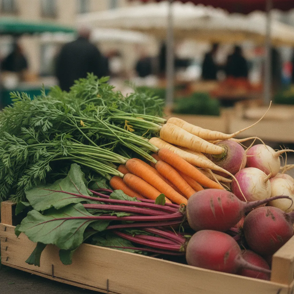 Les légumes racines comme la carotte, le panais et le navet sont les stars de mars