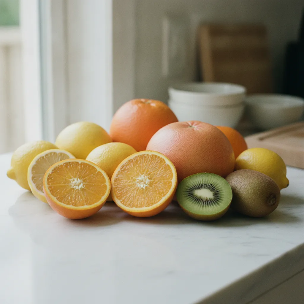 Agrumes et kiwi composent l'essentiel du panier de fruits en mars