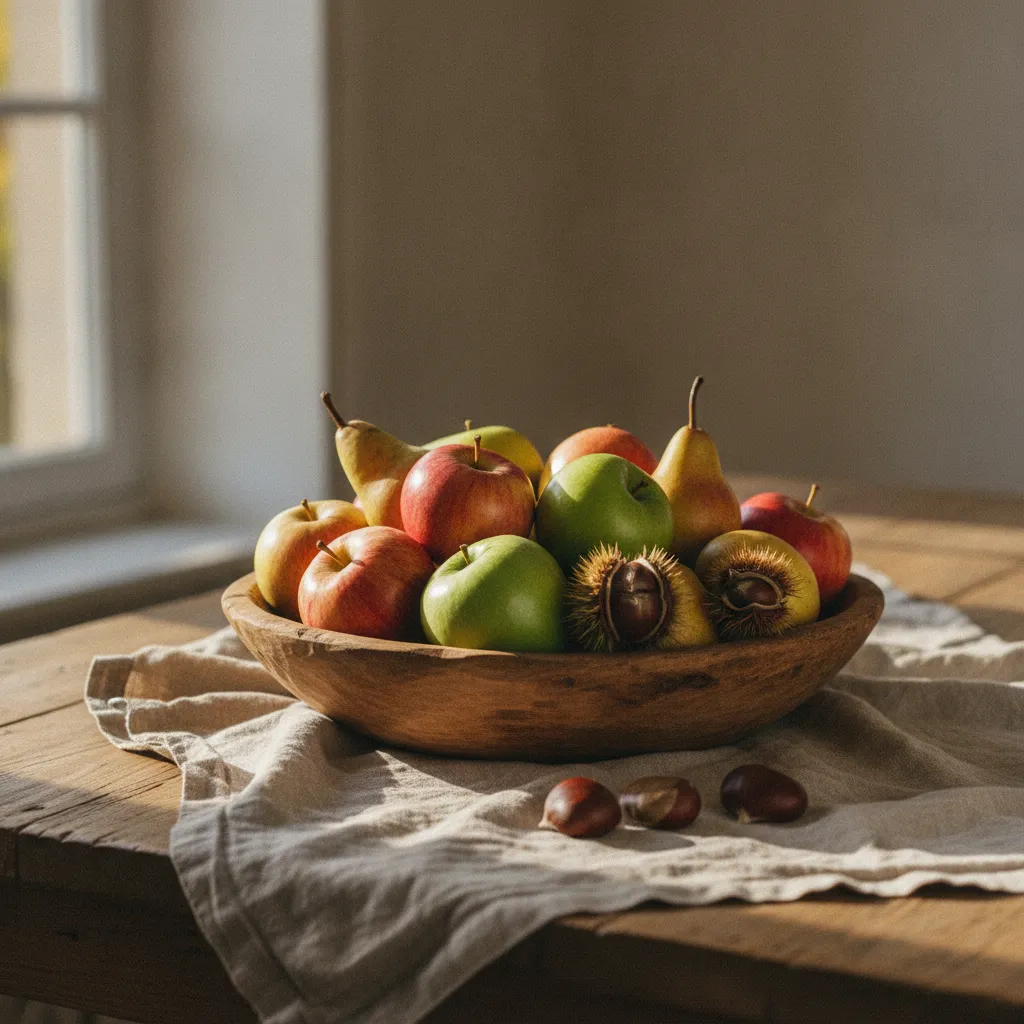 Pommes, poires et châtaignes composent le trio gagnant des fruits de novembre