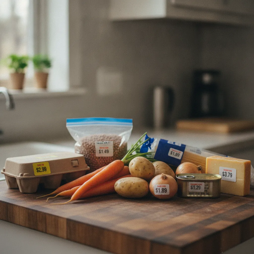 Les indispensables d'une liste de courses économique pour la semaine