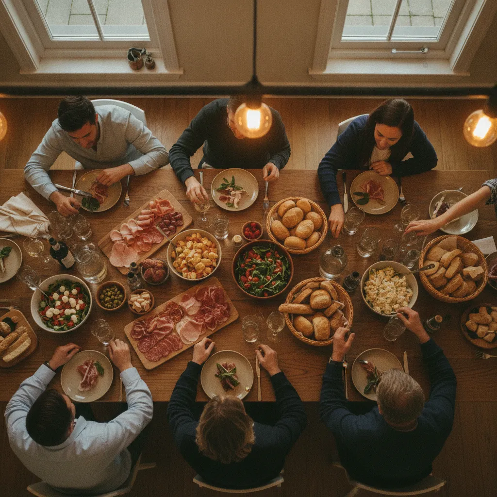 Un repas de baptême pour 30 personnes en formule buffet convivial