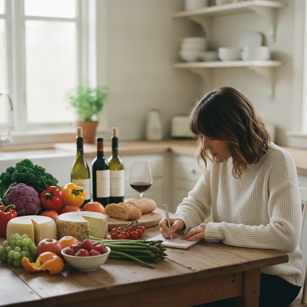 Préparer sa liste de courses en amont : la clé d'un repas de mariage maison réussi