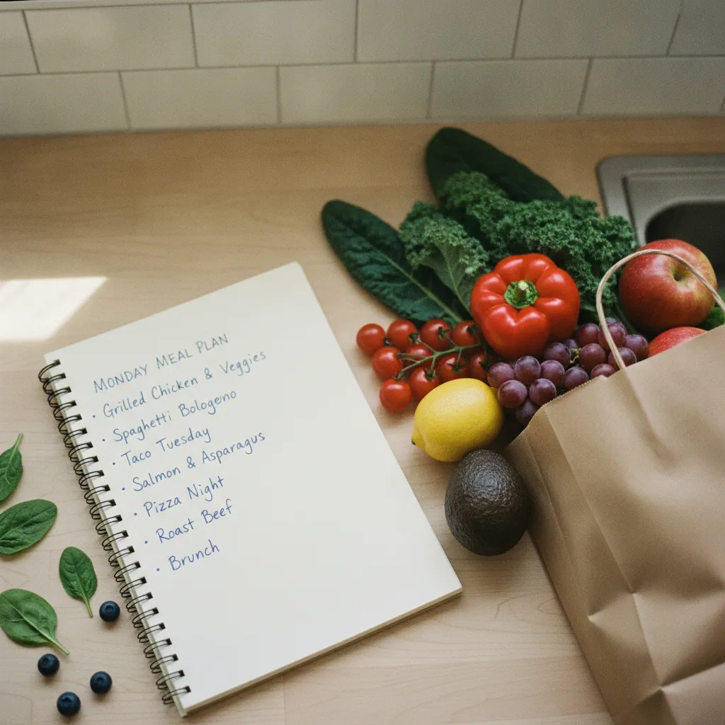 Planifier ses menus réduit le gaspillage et simplifie les courses