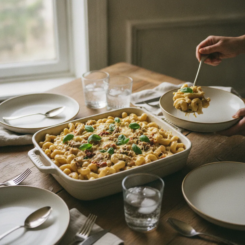 Le one pot pasta, un plat complet cuit en une seule casserole sans four