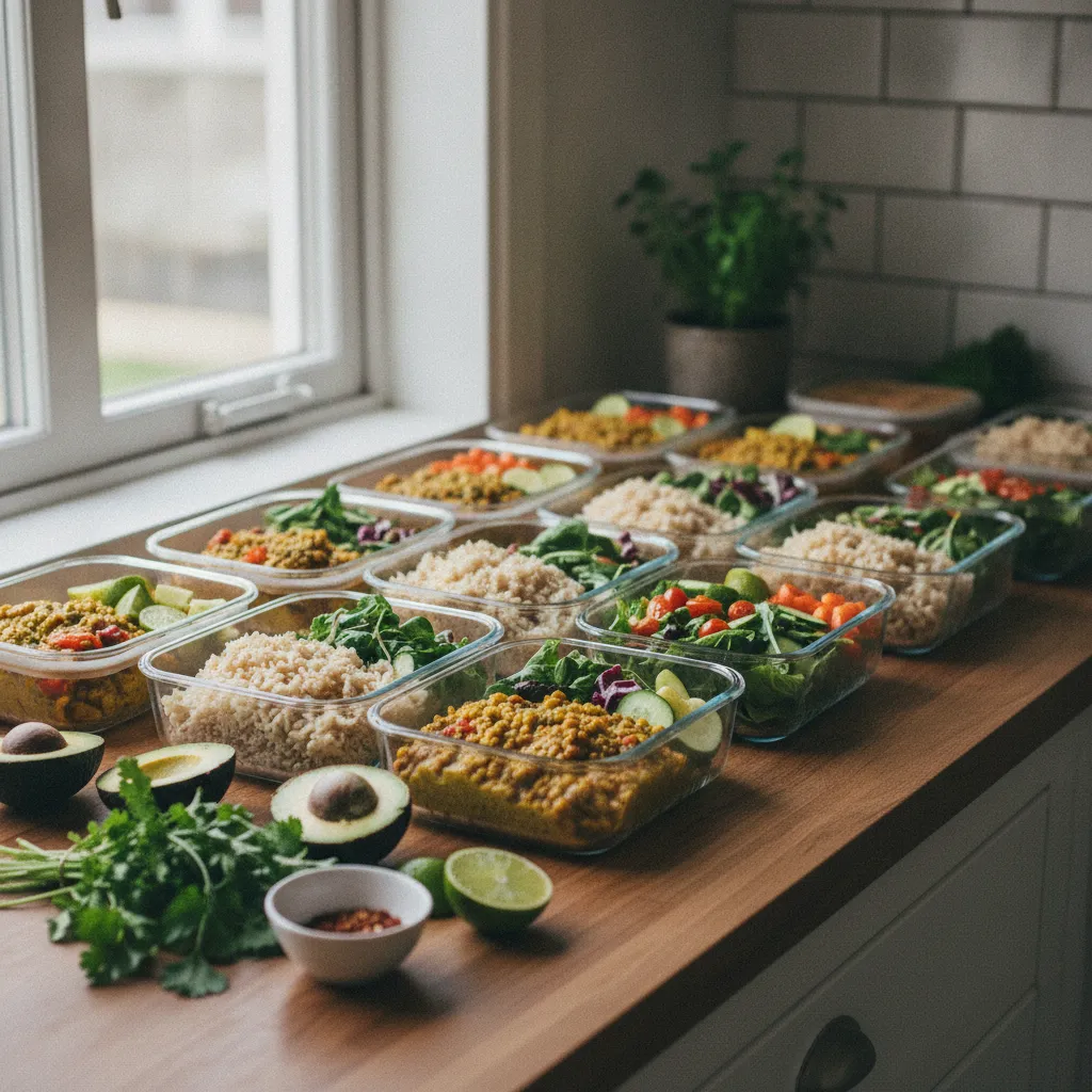 Un batch cooking hebdomadaire entièrement réalisé sans four