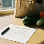 Liste de courses et menu semaine gratuit à imprimer