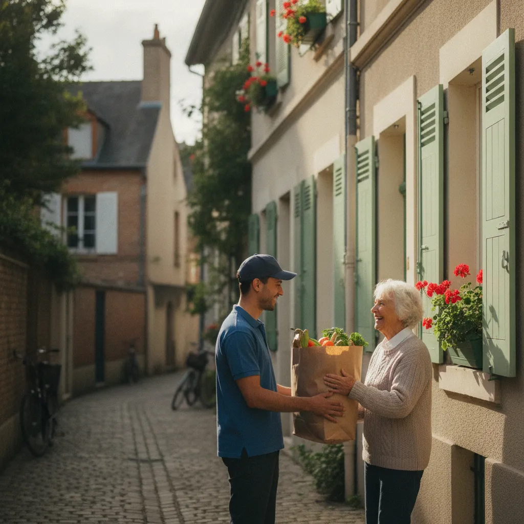 La livraison à domicile est une solution précieuse pour les seniors ou les personnes à mobilité réduite