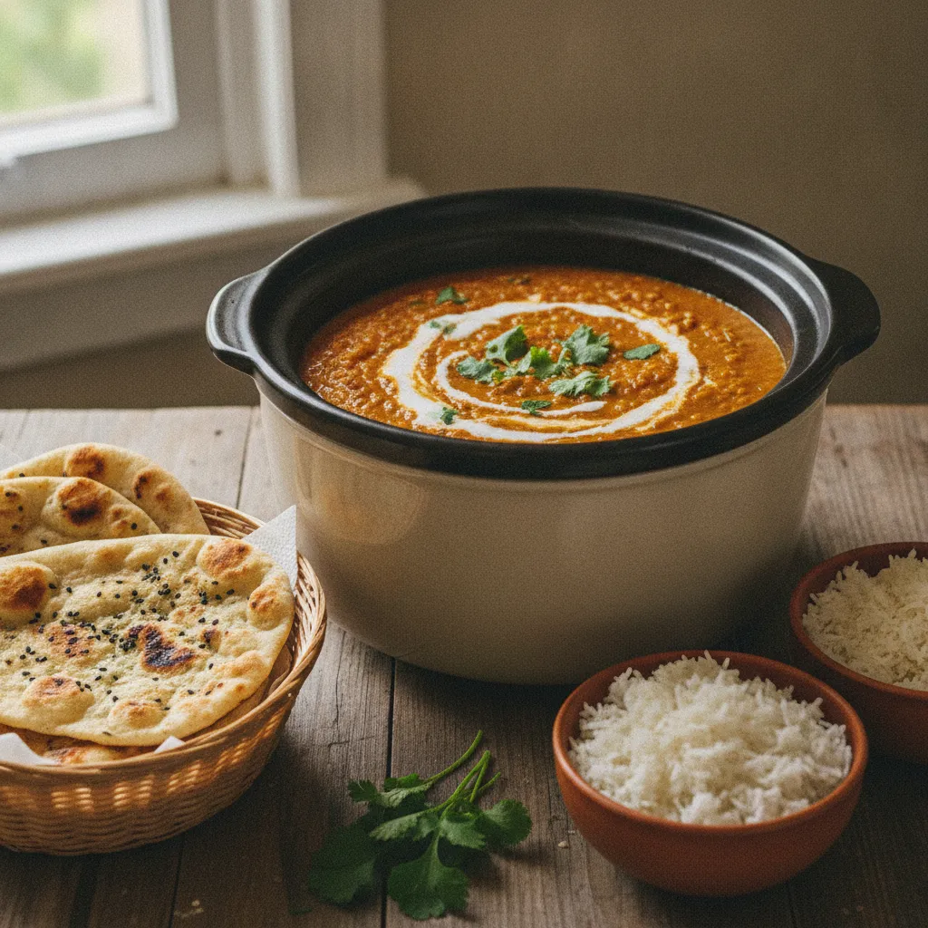Le dahl de lentilles corail au lait de coco, un plat végétarien complet préparé sans effort