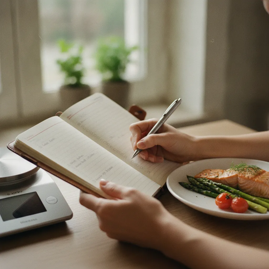 Tenir un journal alimentaire aide à rester conscient de ses apports caloriques quotidiens