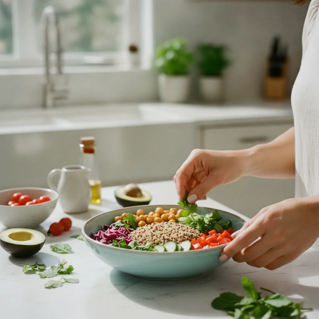 Préparer un bowl froid équilibré ne demande que 15 minutes de montage