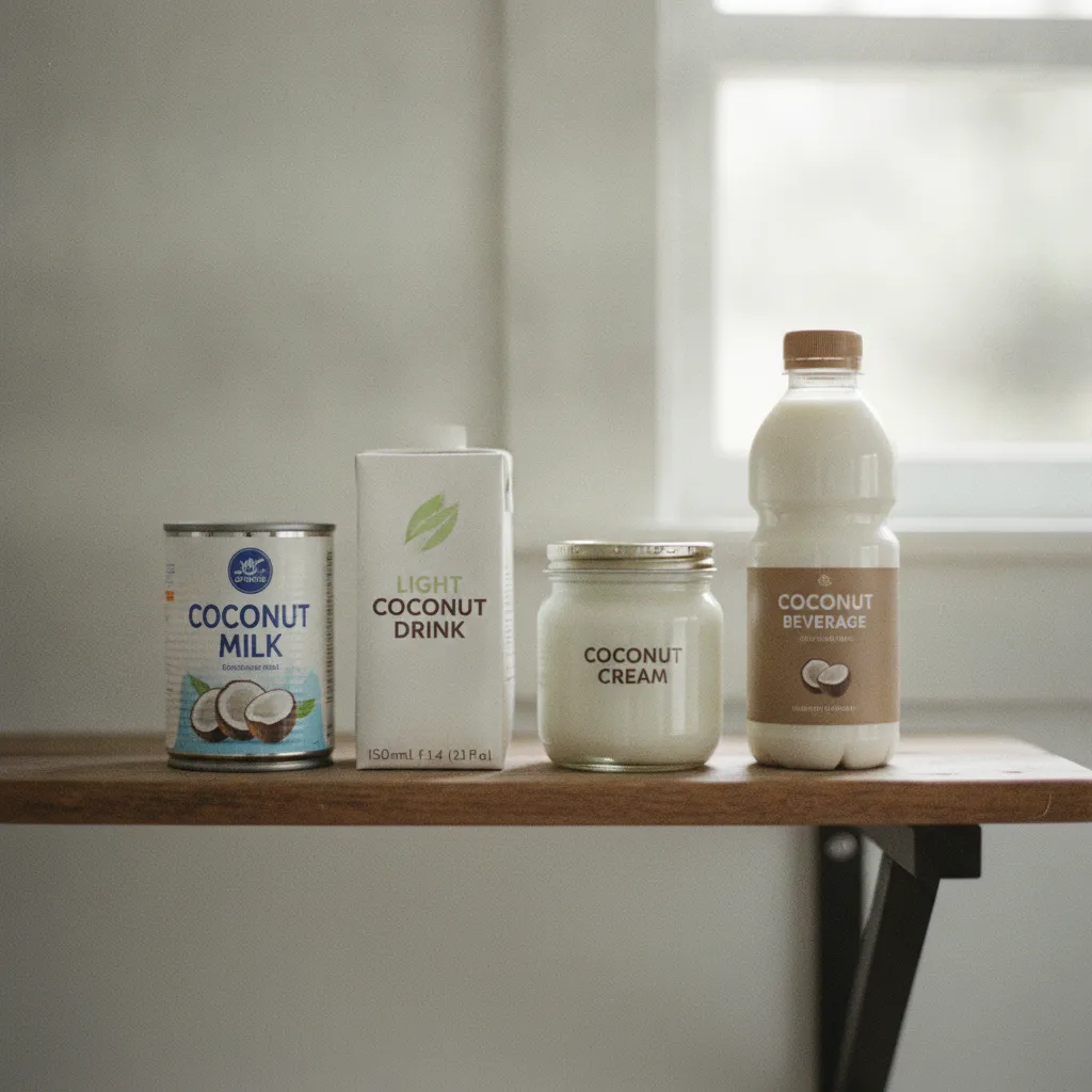 Les différentes versions de lait de coco du commerce présentent des écarts caloriques considérables