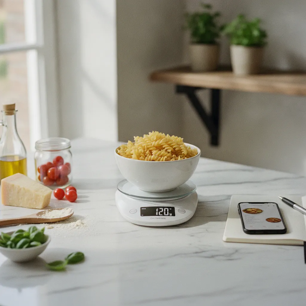 Peser ses portions les deux premières semaines aide à calibrer son estimation visuelle