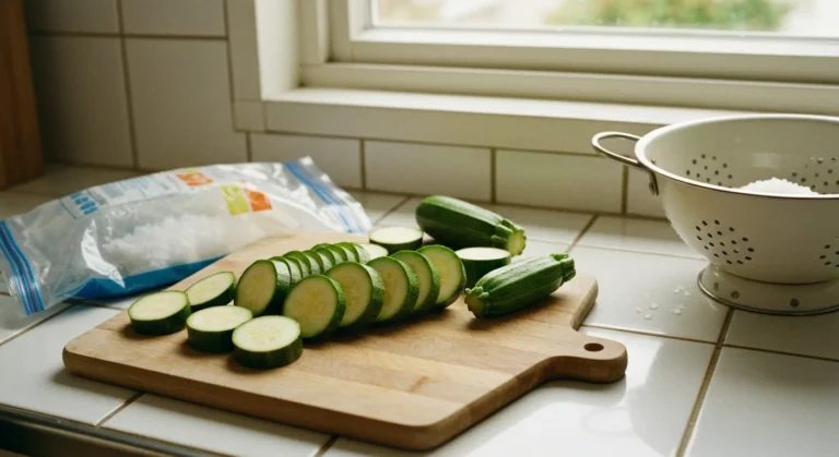 Peut-on congeler des courgettes crues sans qu'elles rendent de l'eau ?