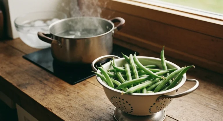 Congeler des haricots verts : la méthode qui garde la couleur