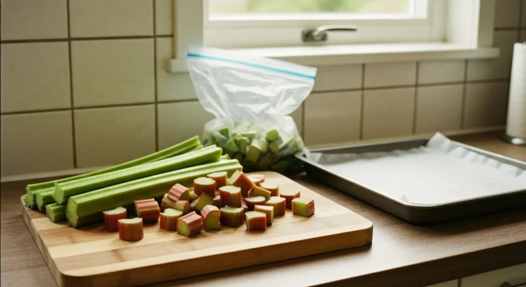 Congeler de la rhubarbe : en tronçons, en compote ou en purée ?