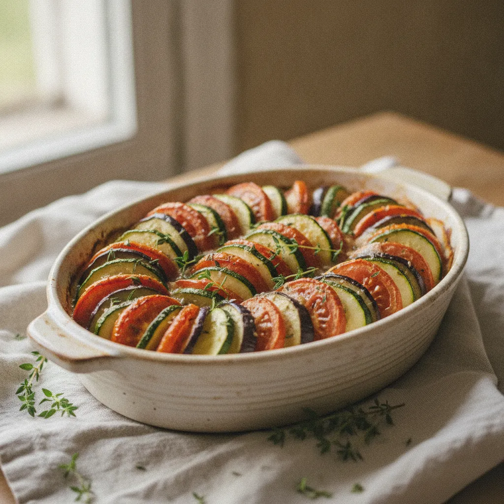 Le tian provençal, la recette estivale par excellence avec des légumes du soleil