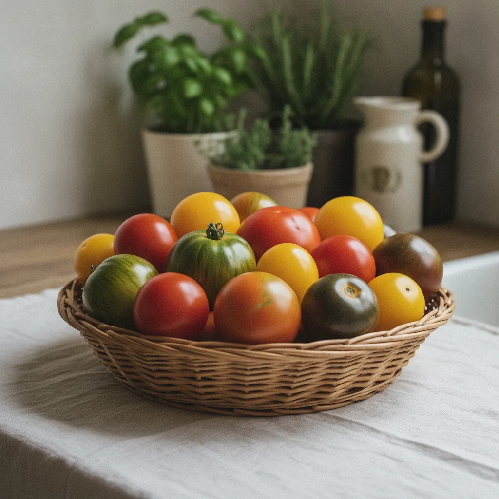 Les tomates anciennes atteignent leur pic de saveur en plein mois d'août