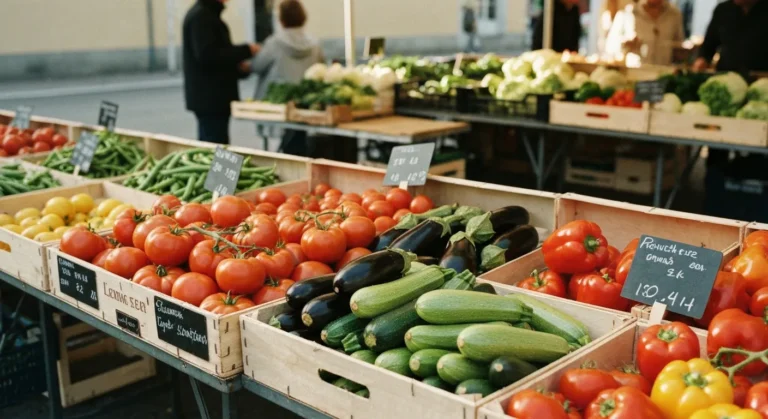 Légumes de saison en juillet : la liste et les prix au kilo
