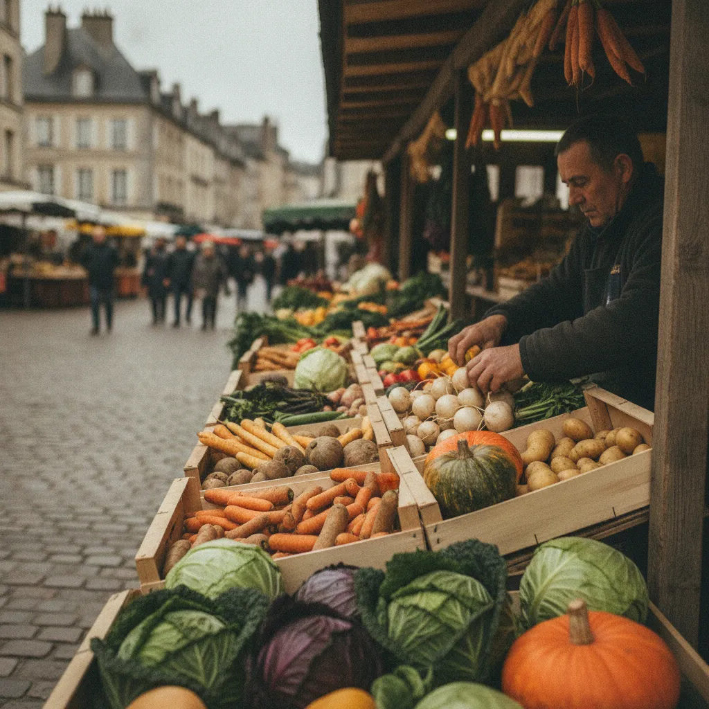 Sur les marchés de novembre, les légumes-racines et les courges occupent la première place