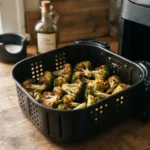 Brocolis à l’airfryer : croquants dehors, tendres dedans