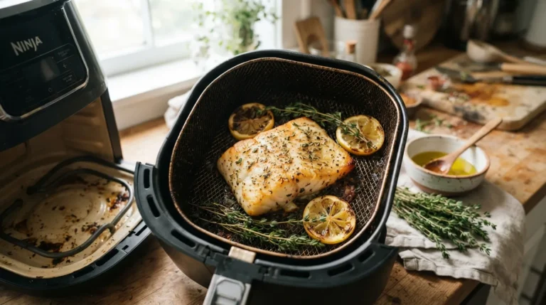 Cabillaud à l’airfryer : temps de cuisson et assaisonnements