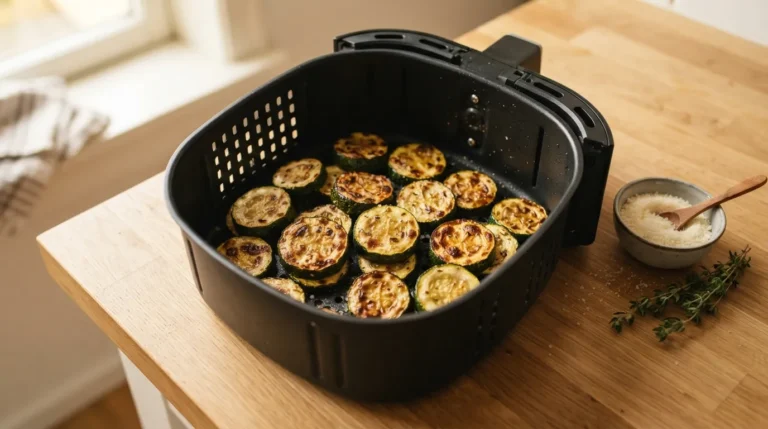 Courgettes à l'airfryer : éviter l'effet éponge