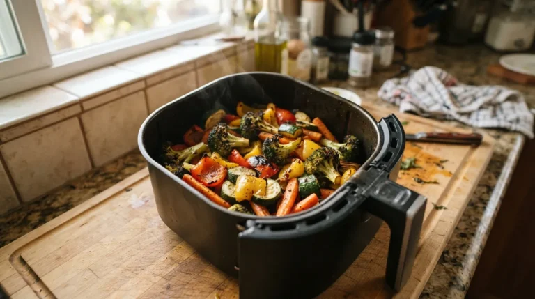 Légumes à l’airfryer : le tableau des temps de cuisson