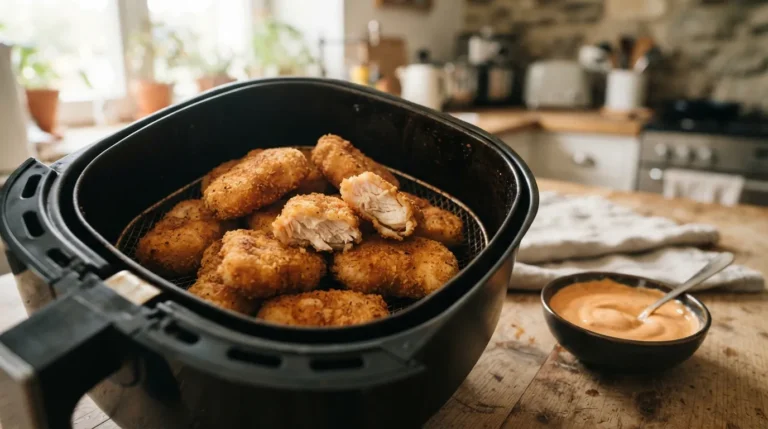 Nuggets maison à l'airfryer : la panure qui tient sans friture