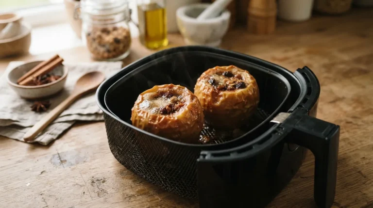 Pommes au four à l'airfryer : le dessert en 15 minutes